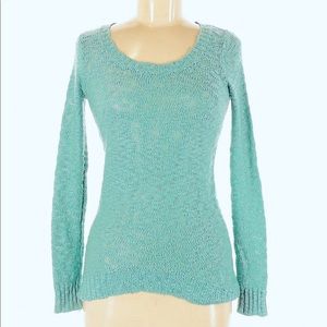 Charlotte Russe teal knitted sweater